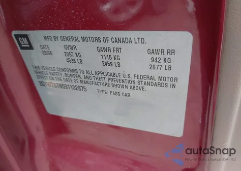 2009 Chevrolet Impala Lt из США, поврежденный, VIN 2G1WT57N591132875